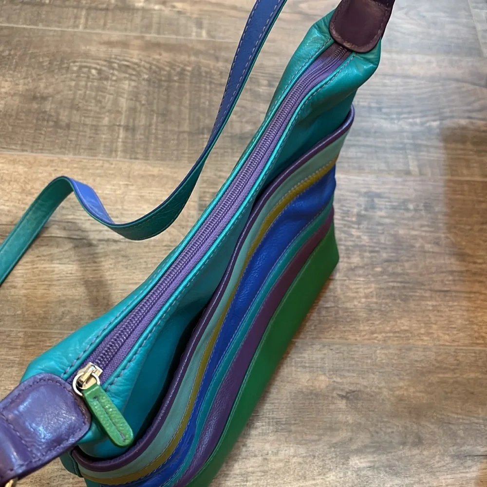 ili New York genuine‎ leather purse women’s crossbody
